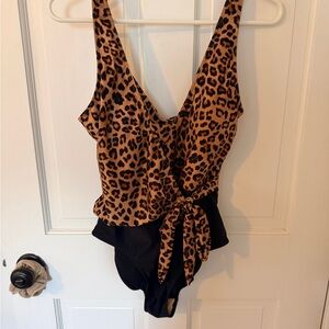 Summersalt Leopard Print Women's Swim Bodysuit